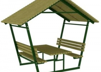 Metal Çatılı Piknik Masası ( AGP 04 )